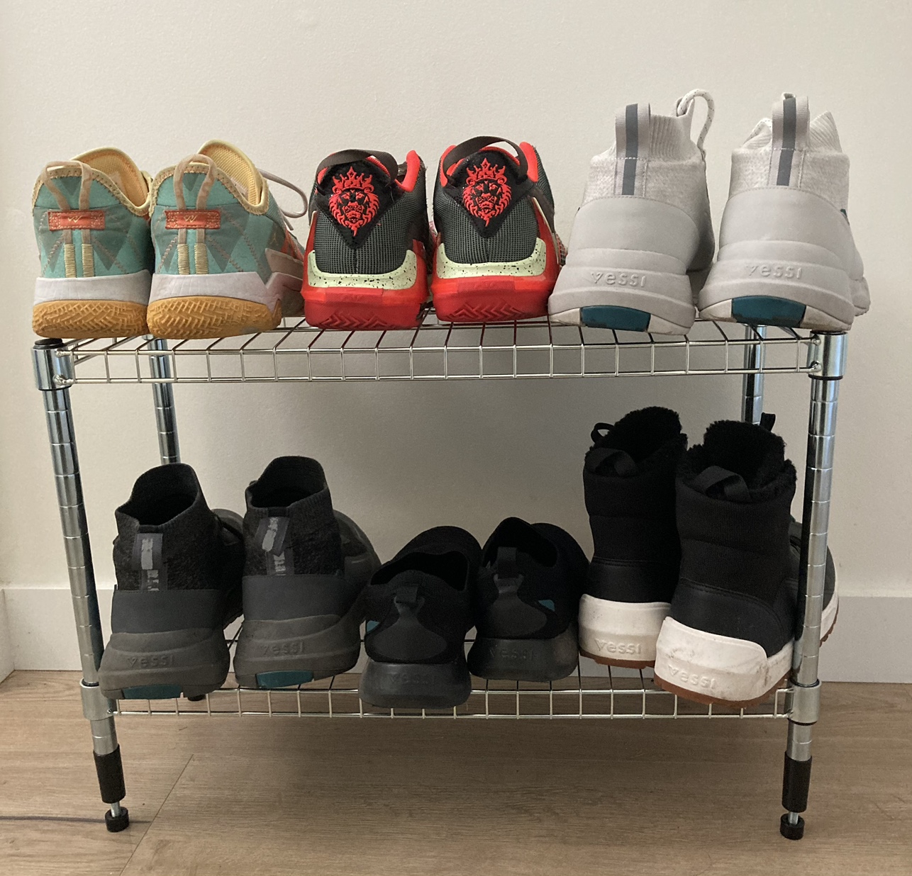 2 Tier Metal Shoe Rack - photo 4
