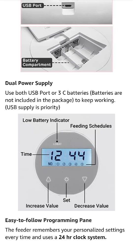 NEW!   iPettie Automatic Pet Feeder image indicator(3)