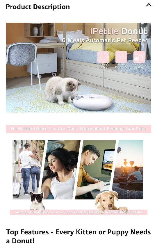 NEW!   iPettie Automatic Pet Feeder image indicator(9)