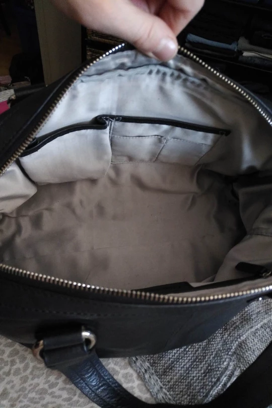 Calvin Klein Black Leather Handbag image indicator(5)