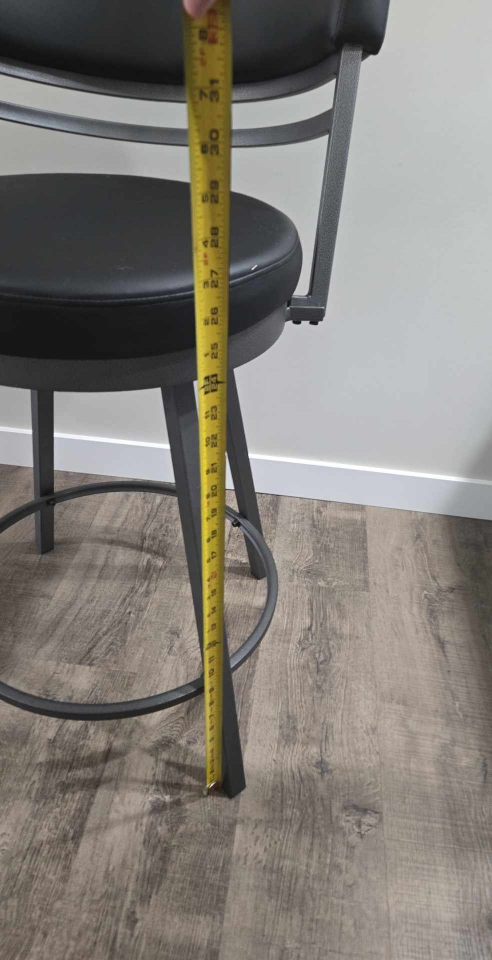 Black Bar Stools BOTH for $30 - photo 5