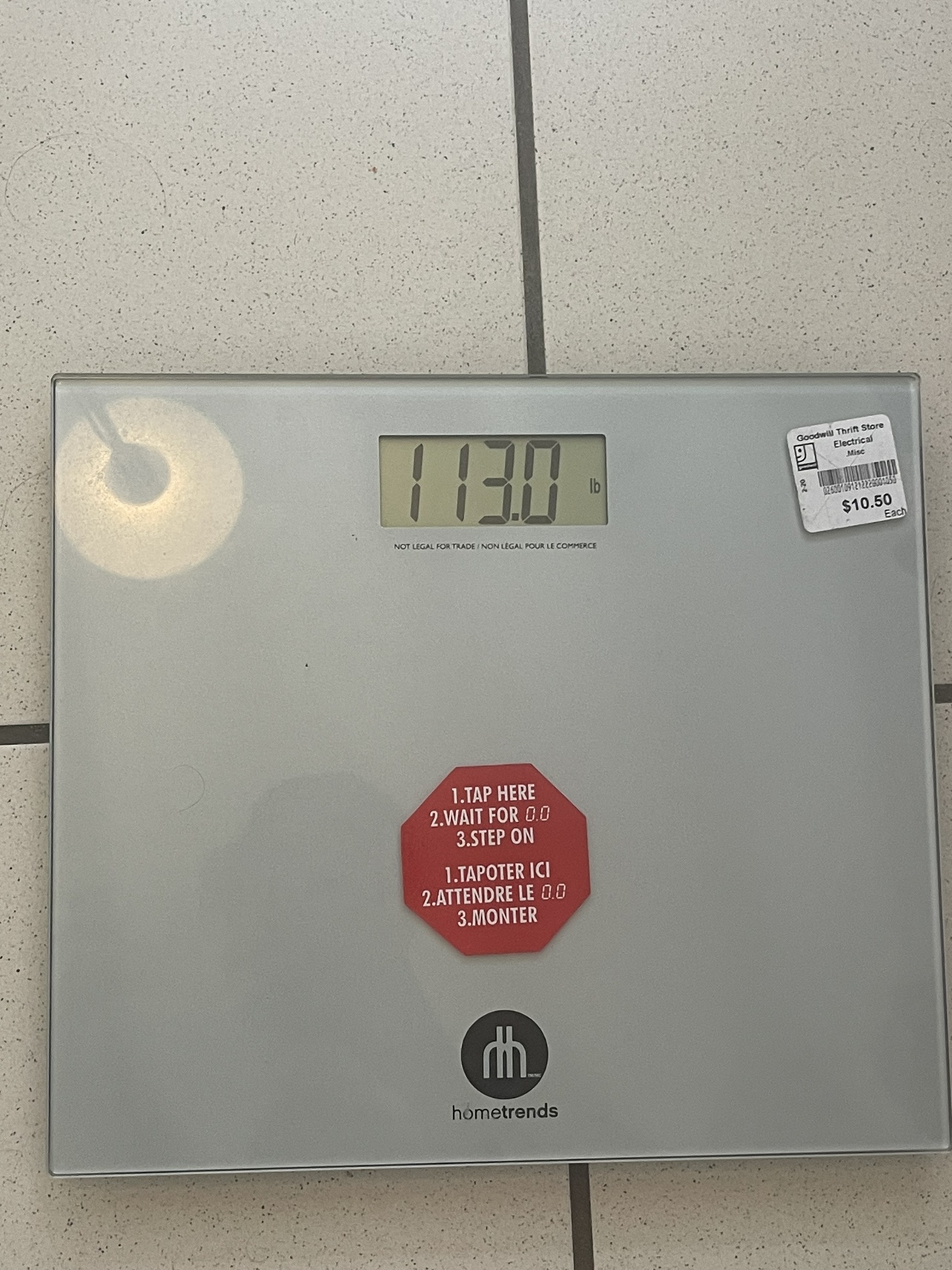 Hometrends Digital Bathroom Scale