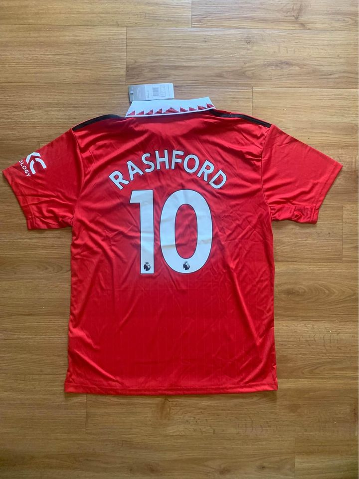 Adidas Manchester United Marcus Rashford 23/24 Home Jersey - Red - photo 2