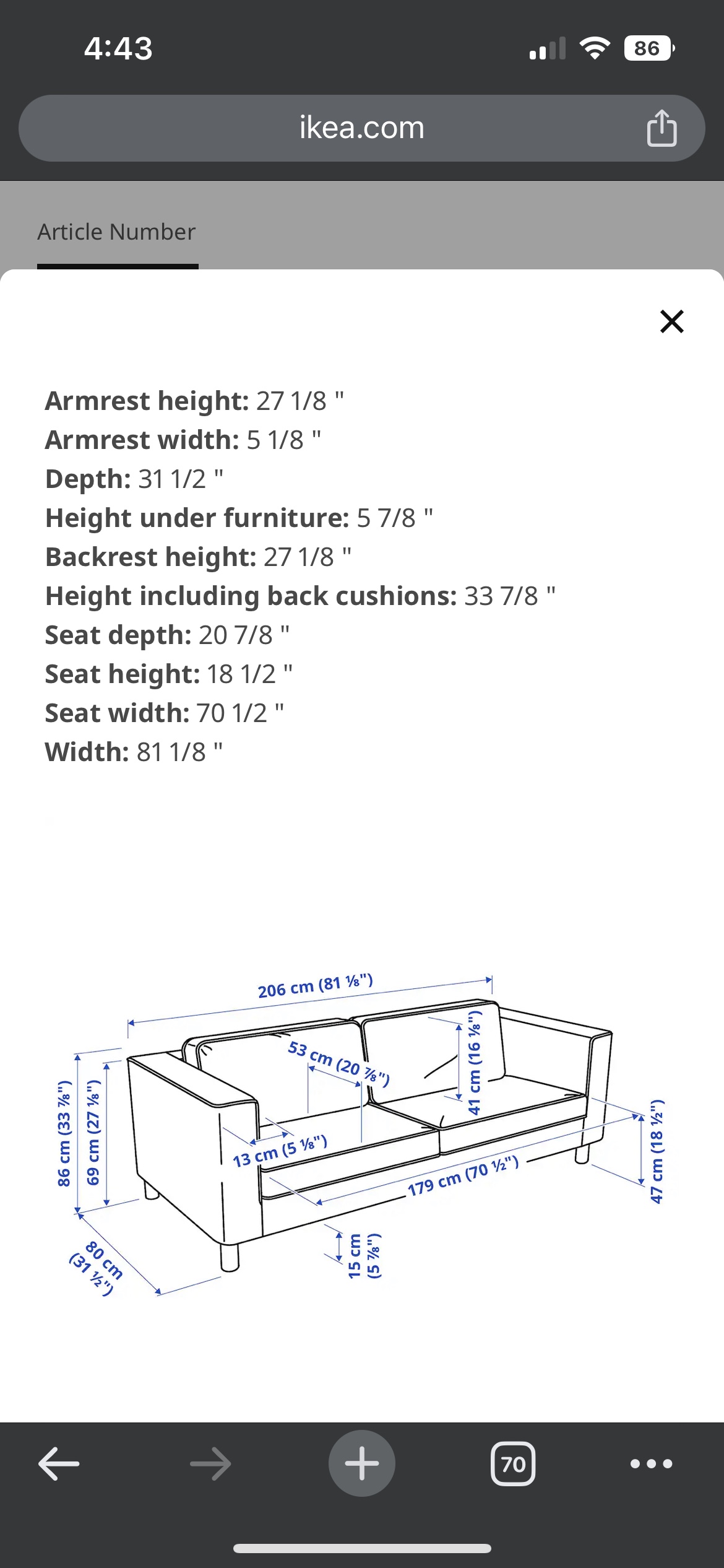 ikea parup couch - photo 3