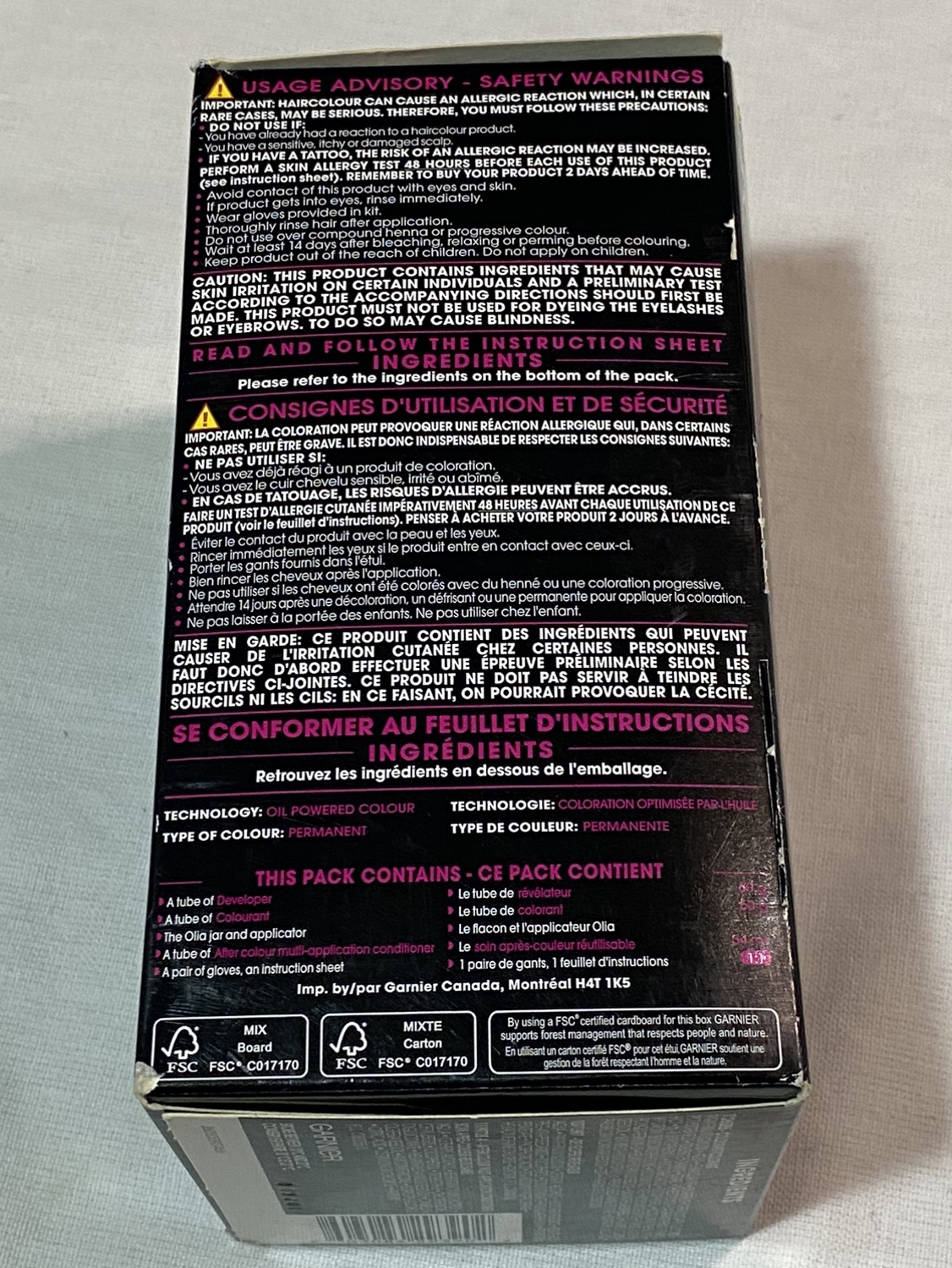 Garnier Olia Hair Colour 1.0 Black image indicator(2)