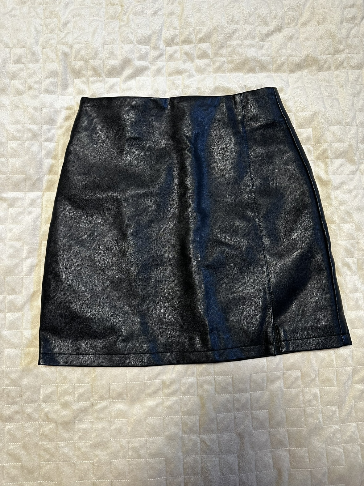 Black Leather Mini Skirt thumbnail