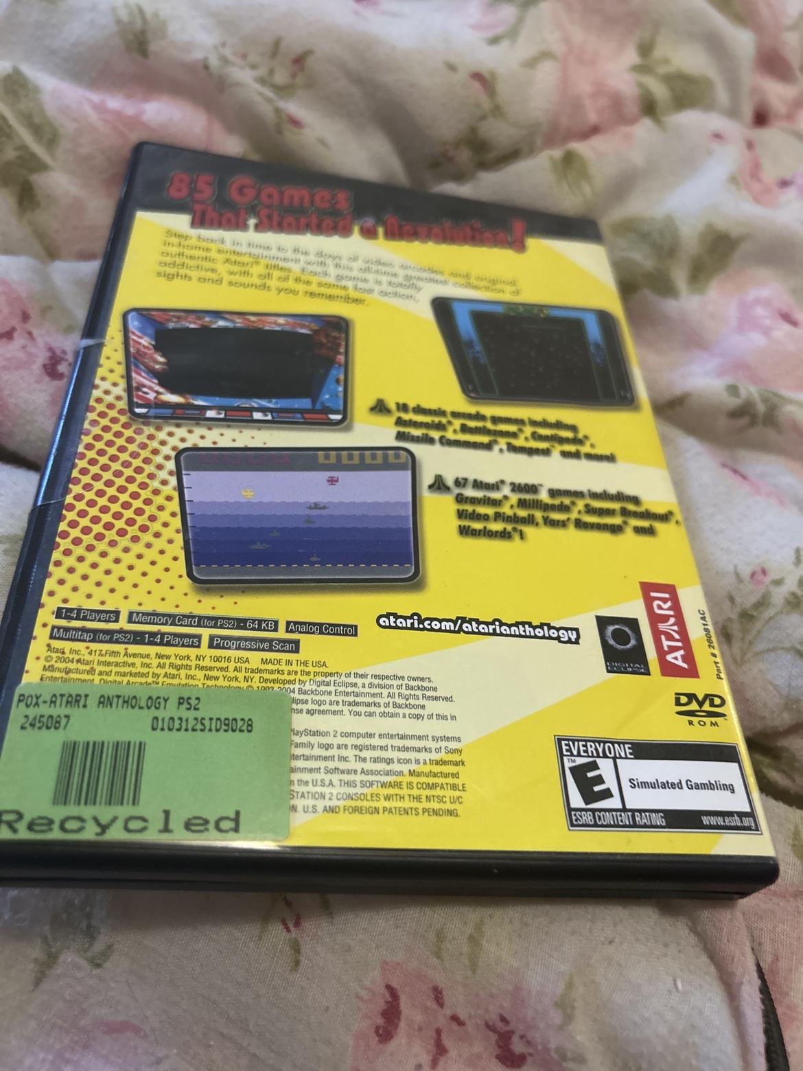 Ps2 game Atari. image indicator(2)