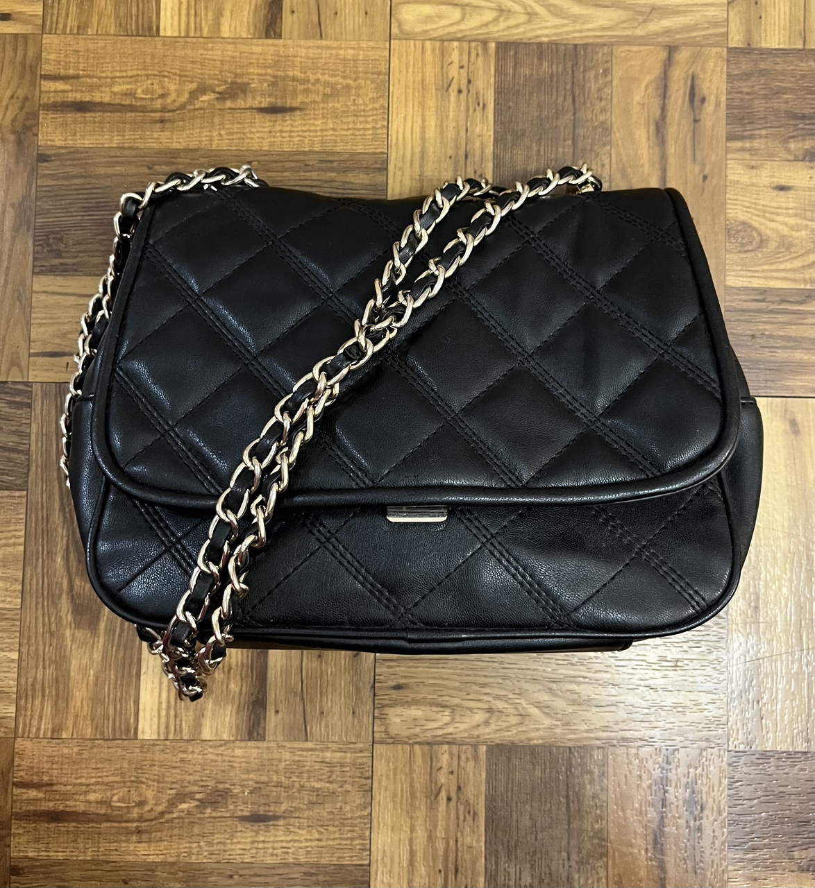 Black Quilted Chain Bag thumbnail
