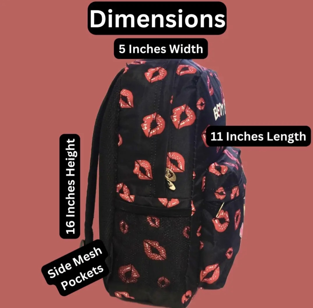 BETTY BOOP MICROFIBER LARGE BACKPACK FOR GIRLS image indicator(2)