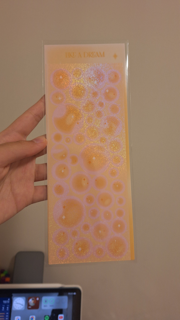 3 Sheets of Holographic Stickers image indicator(3)