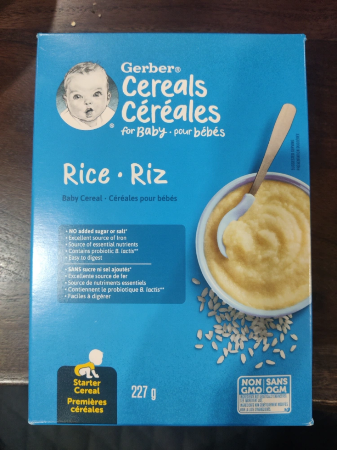 UNOPENED Gerber Rice Cereal 227g Box - EXPIRES MAY 2025 thumbnail