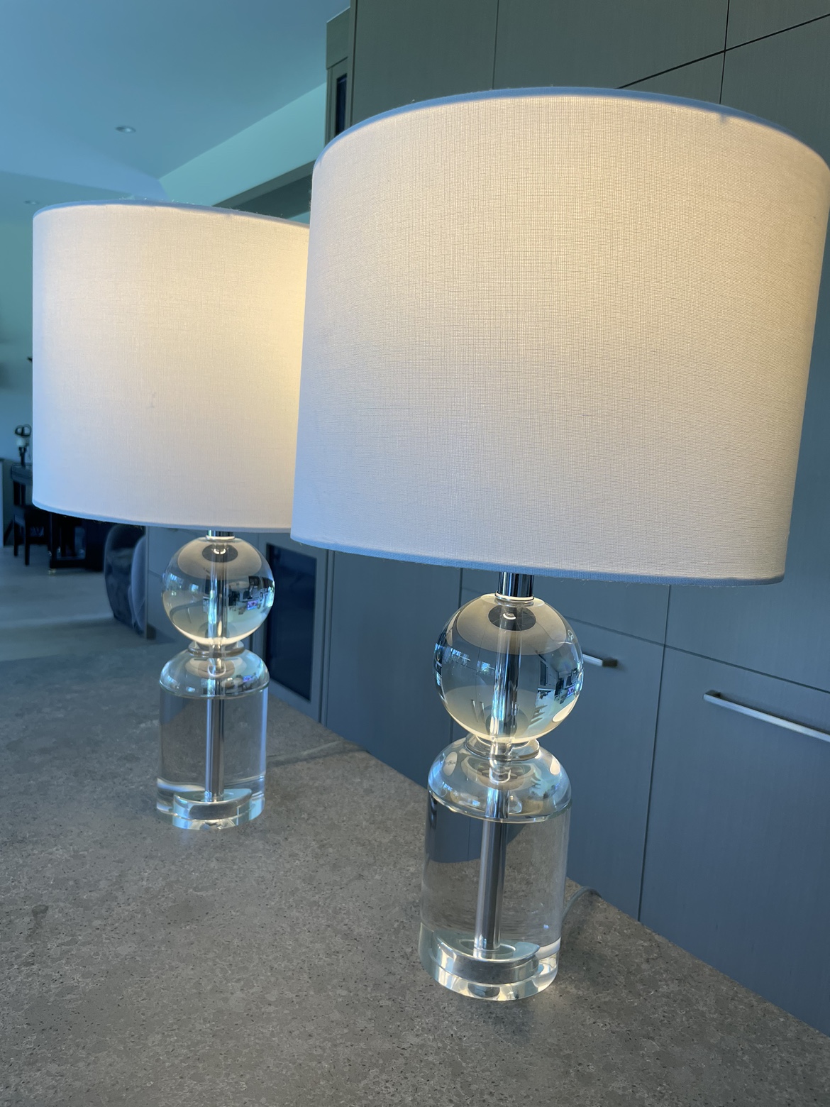 Crystal Table Lamp x 2 - photo 3