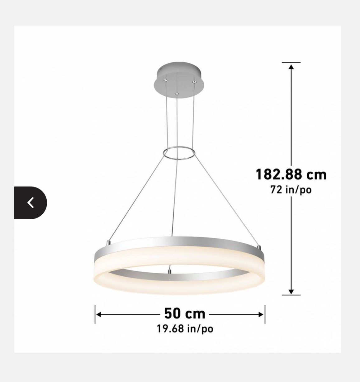 Artika Optical Integrated LED Pendant Light image indicator(4)