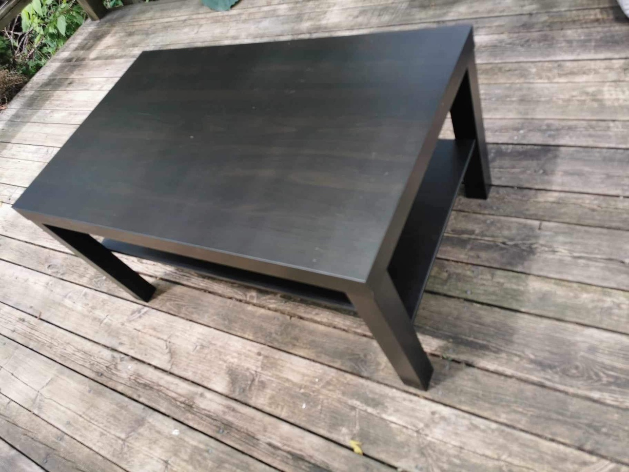 Balck Brown IKEA LACK center table - photo 2