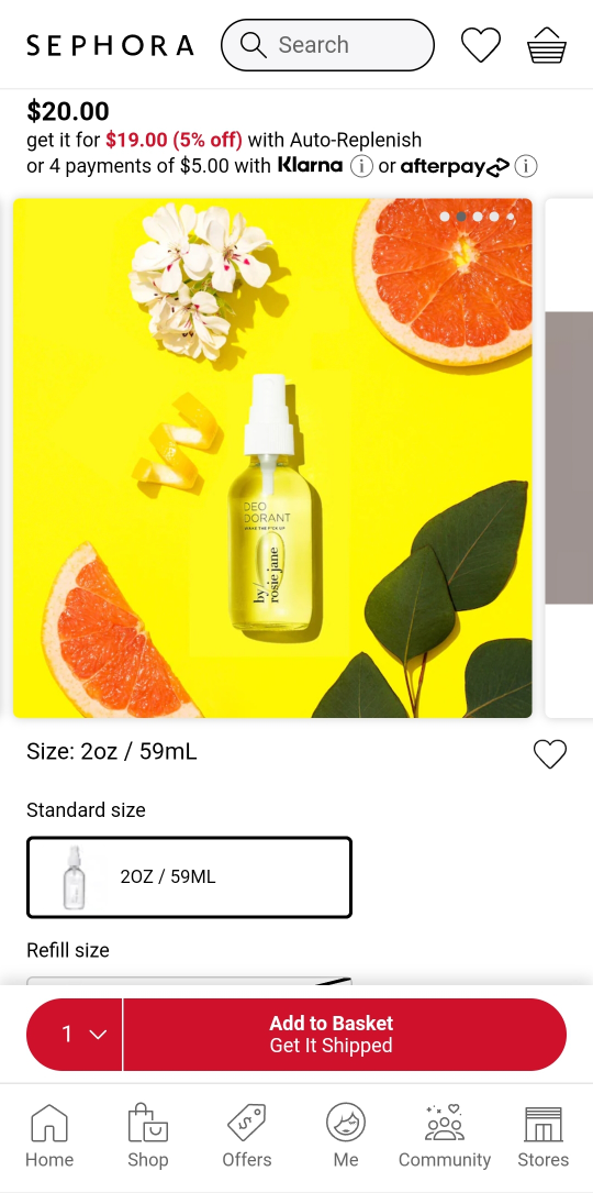 WAKE by/ rosie jane Deodorant Spray image indicator(7)