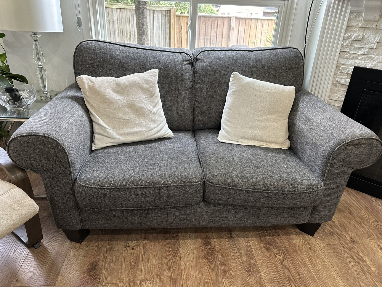 Moving sale Leon’s Grey living room set - photo 3