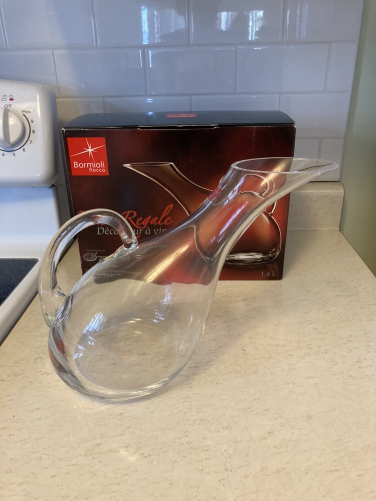 NEW Italy Bormioli Rocco Vino Regale Wine Decanter - photo 2