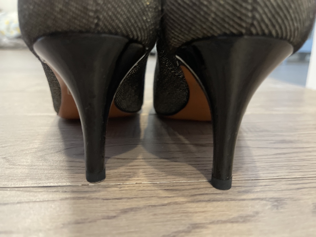Brand New Japan Made Lanvin Black Peep Toe Heels 2.5” image indicator(6)