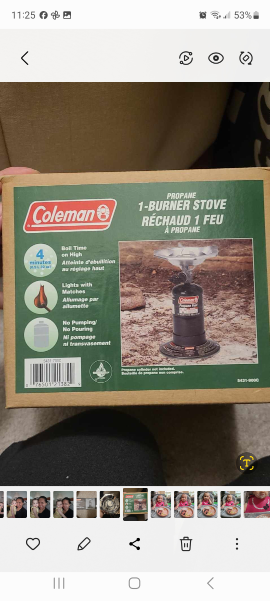 Coleman 1-Burner Propane Stove thumbnail