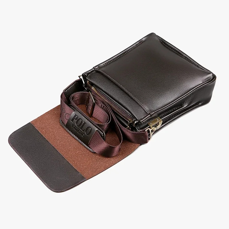 Brown Leather Messenger Bag (Polo) - photo 4