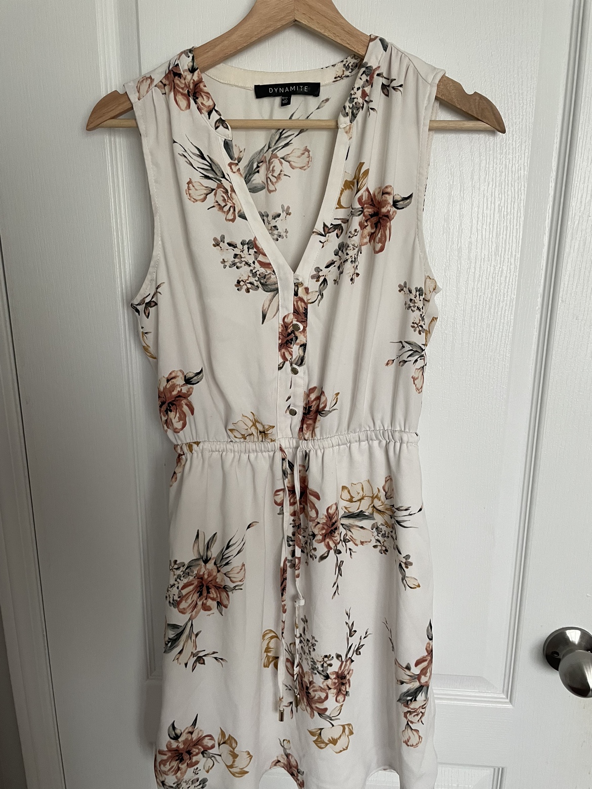 White floral dress thumbnail