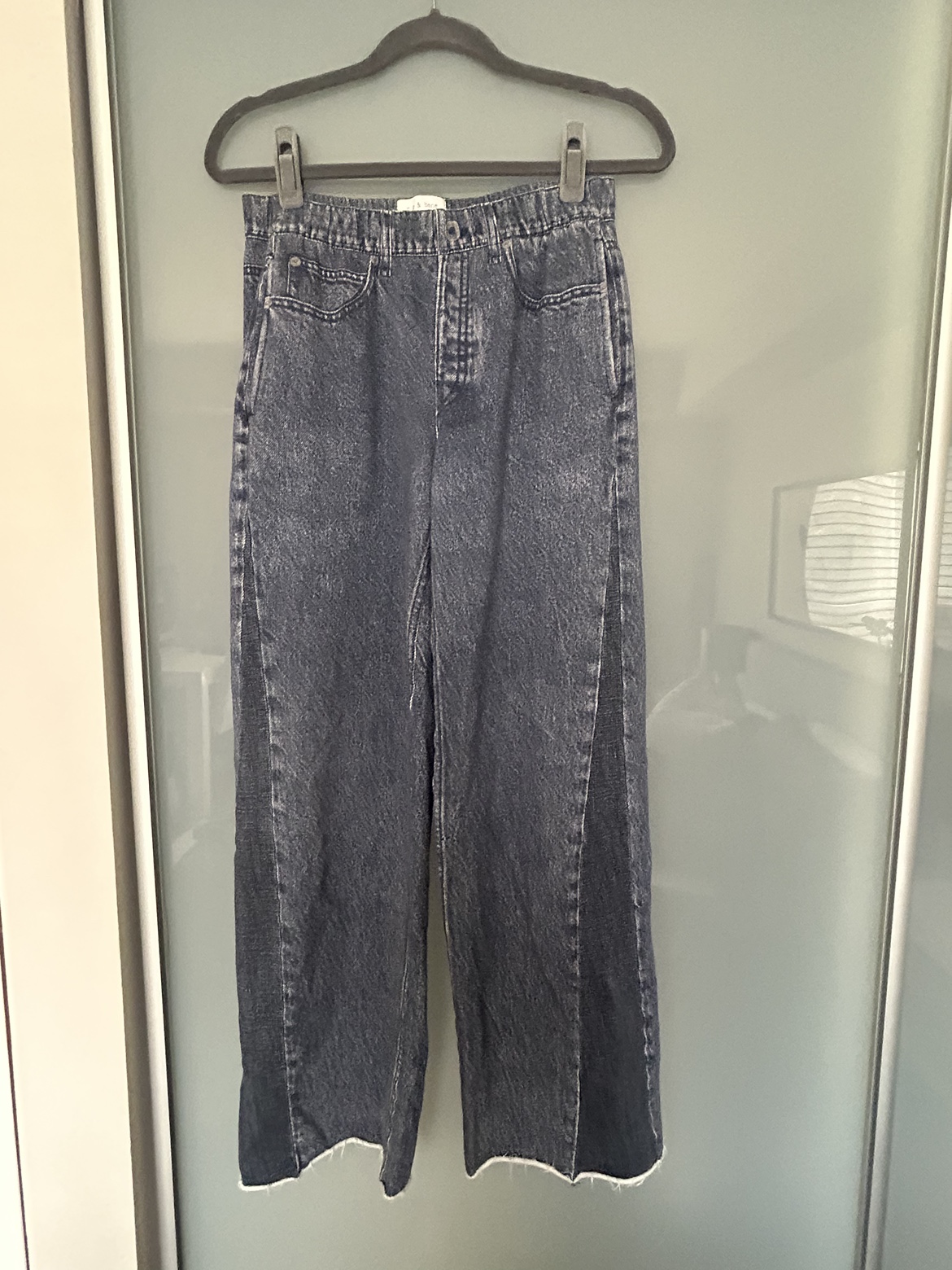 Rag & Bone Miramar Wide Leg Jeans - size small thumbnail