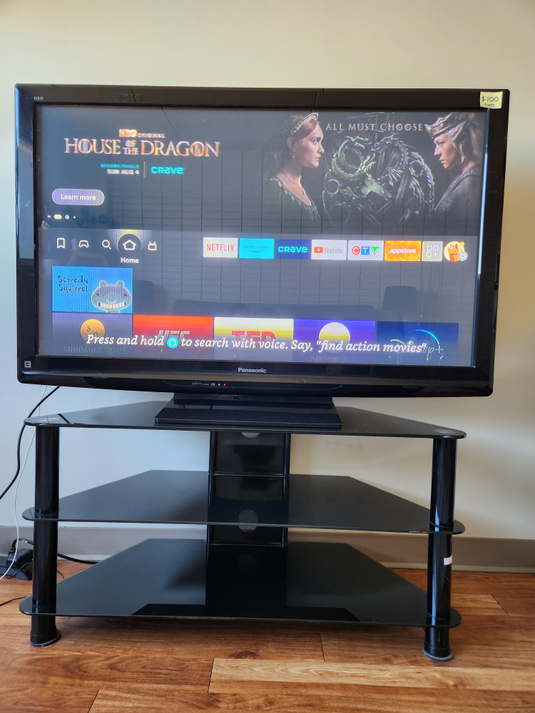 Panasonic TV with stand