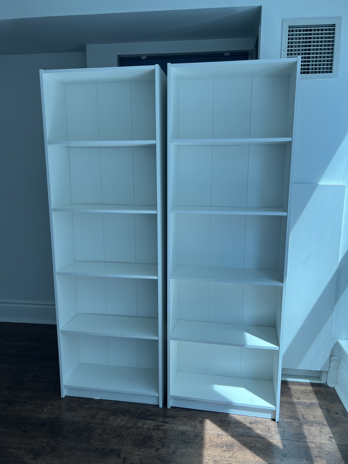 IKEA bookshelves