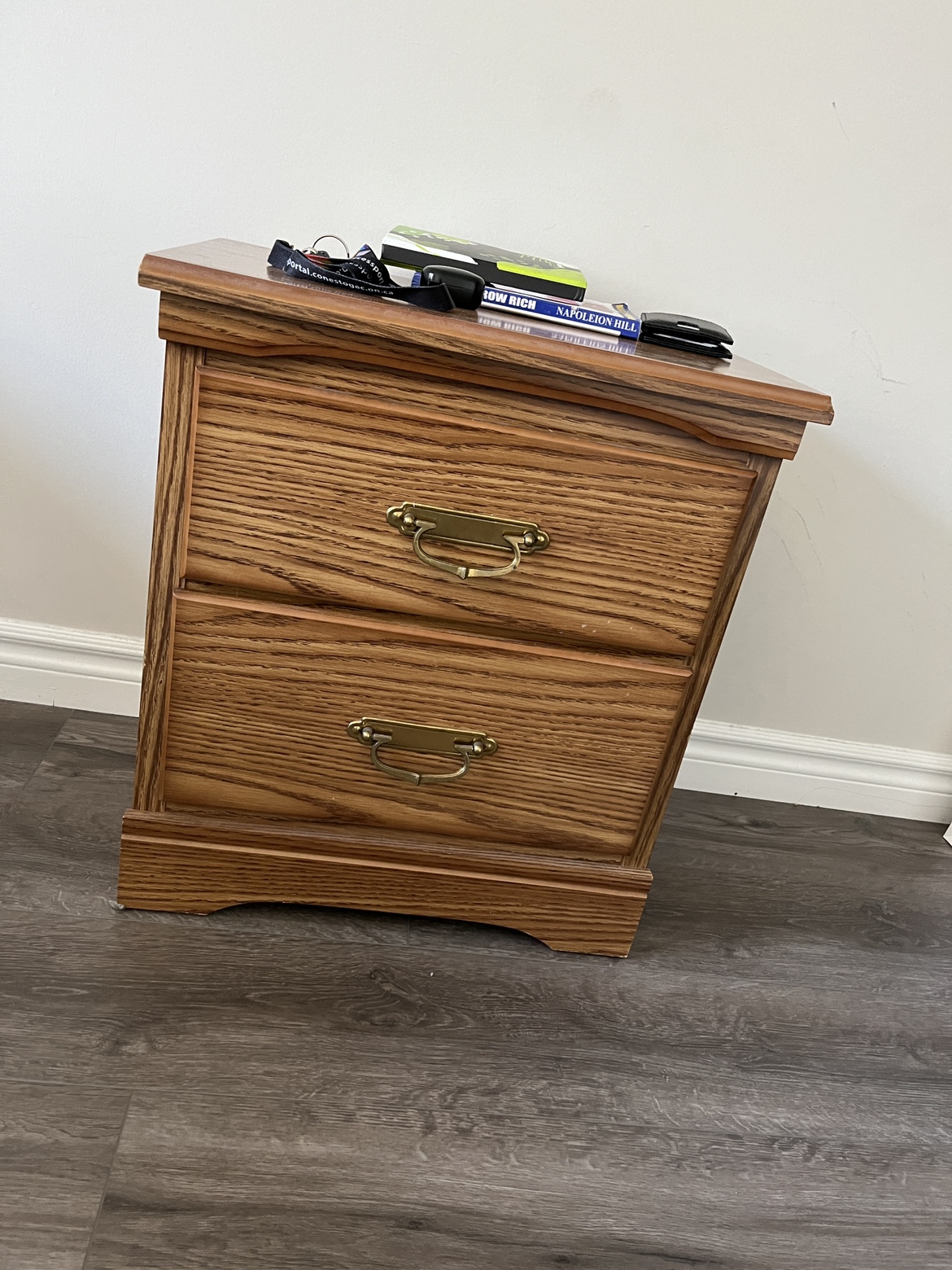 Two Drawer Nightstand