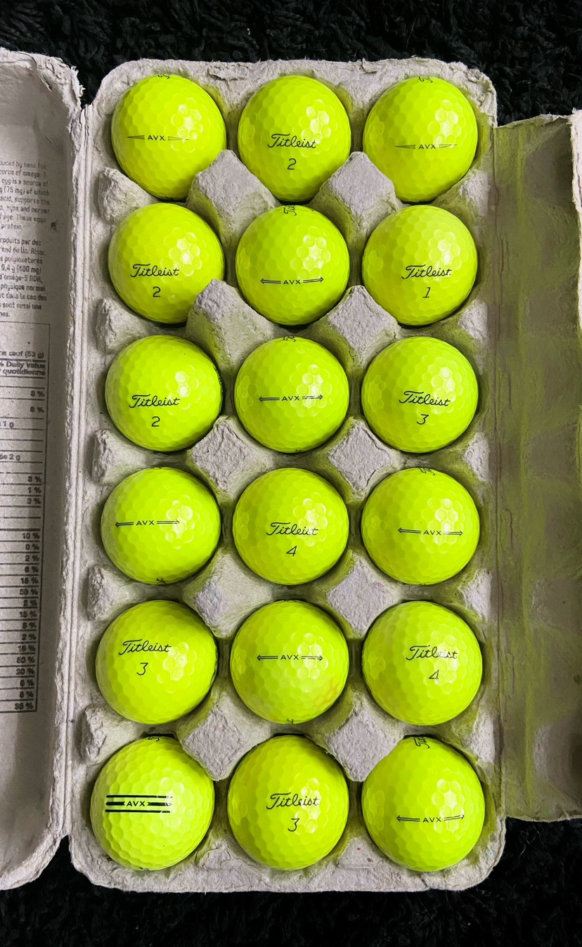 18 Titleist AVX Yellow Golf Balls - photo 2