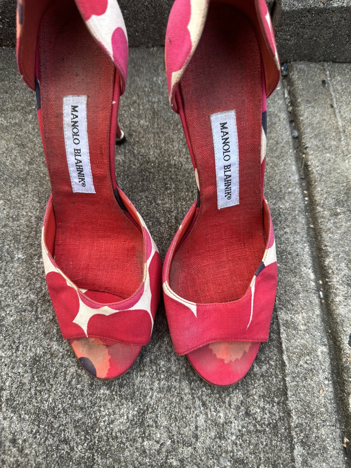 Manolo Blahnik Floral Heels - photo 3