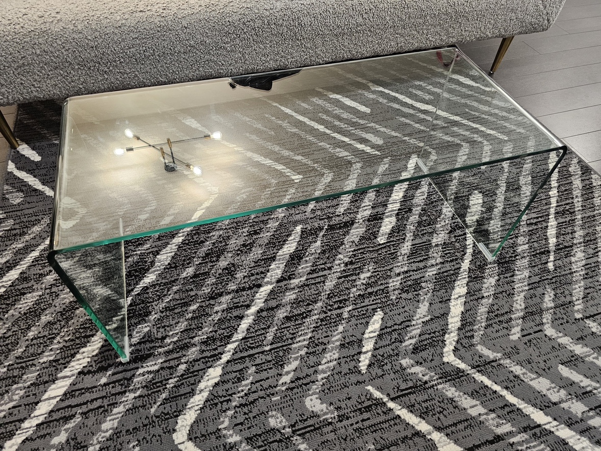 Glass waterfall coffee table - photo 4