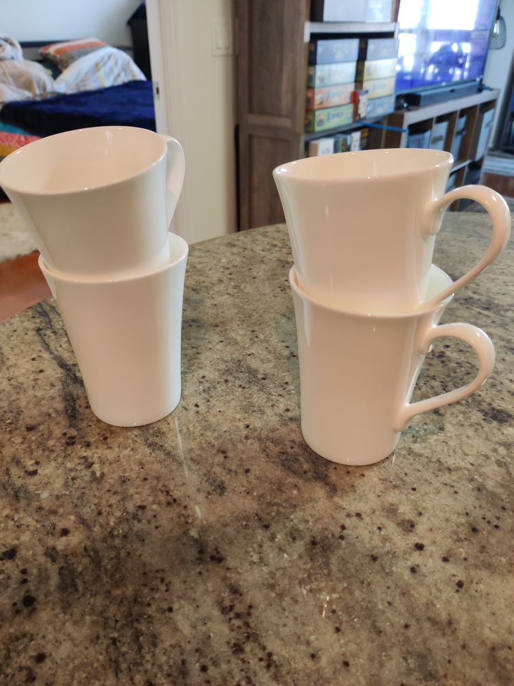 4 free Mikasa bone china mugs #freecycle thumbnail
