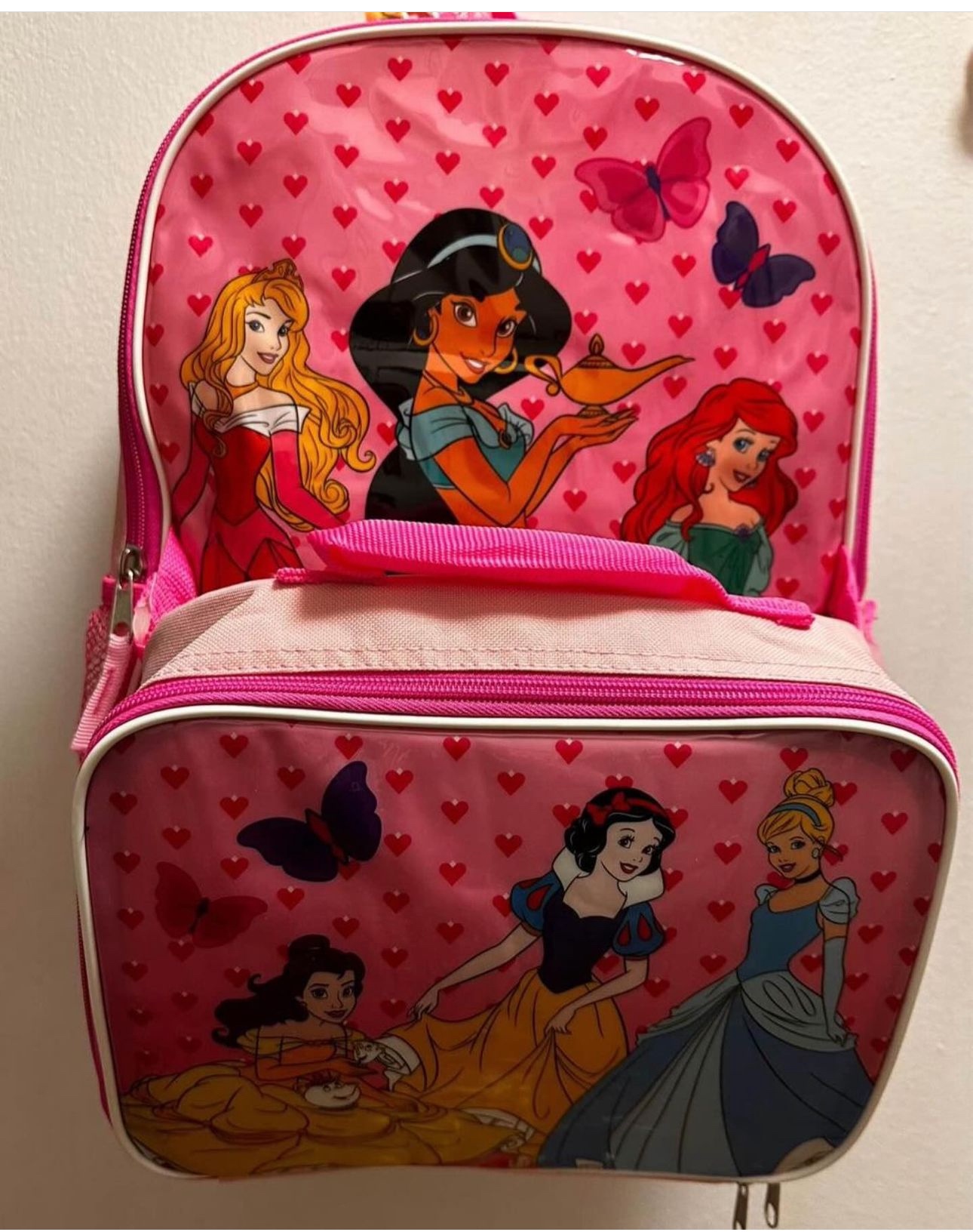 Backpack Disney Princess Backpack and Lunch Bag ,Size:15 inches thumbnail