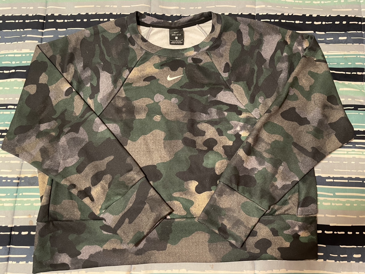 Nike Dri-FIT Camo Sweatshirt