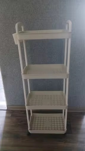 MOVABLE TROLLEY CART, PLASTIC WITH LITTLE DENTS