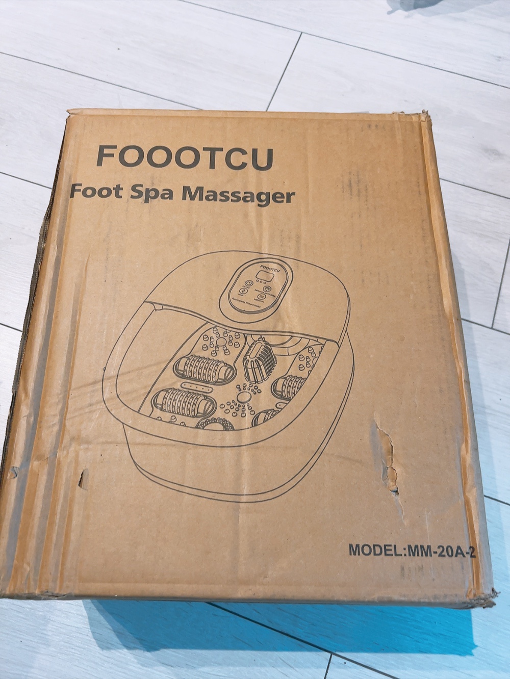 Foot Spa Bath Massager with Heat Bubbles and Vibration Massage image indicator(2)