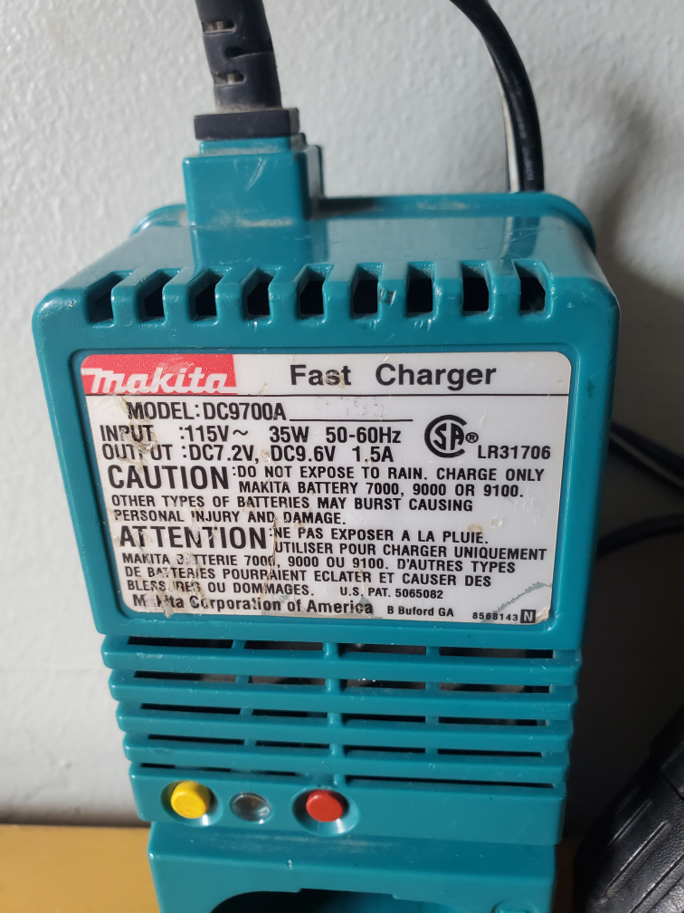 Makita 10mm 9.6v Power Drill DC9700A Fast Charger Battery Tool image indicator(3)