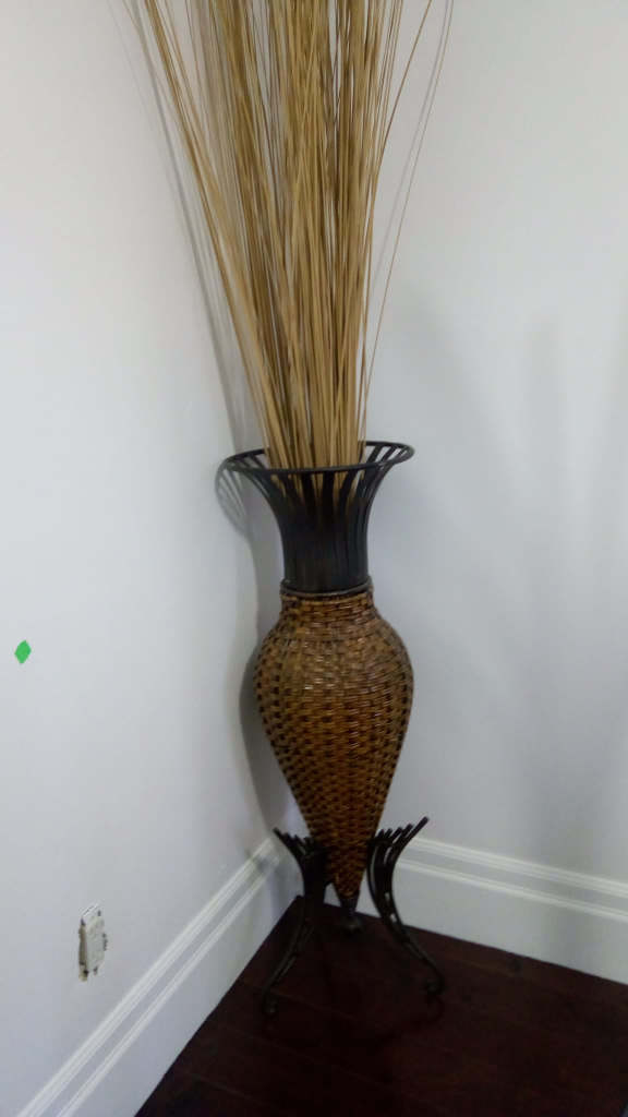 Tall Woven Vase