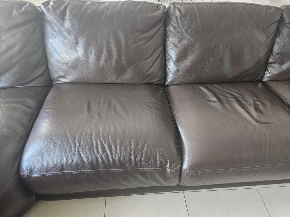 Leather Sectional Sofa - photo 4