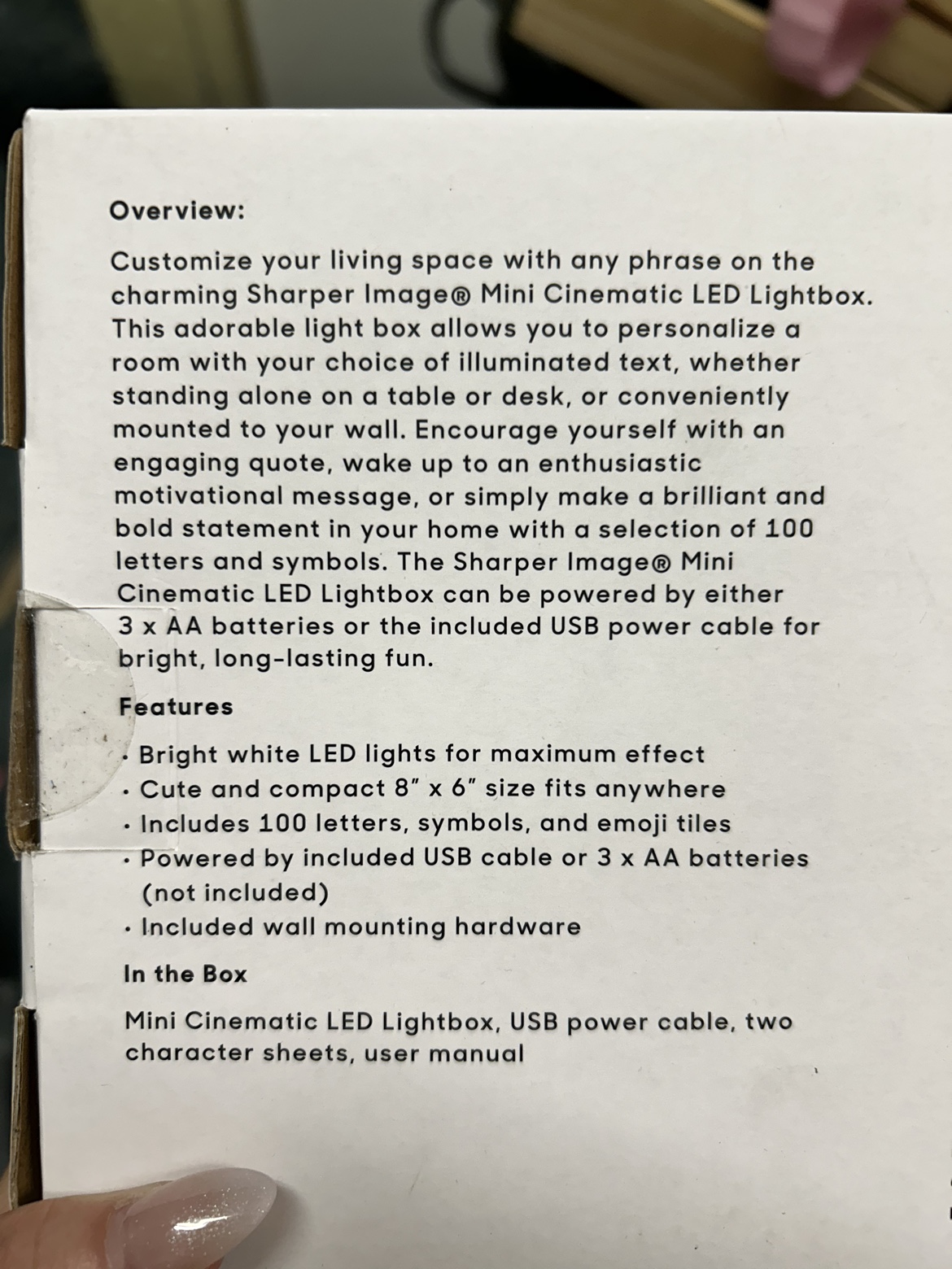 LED Cimematic Lightbox image indicator(2)