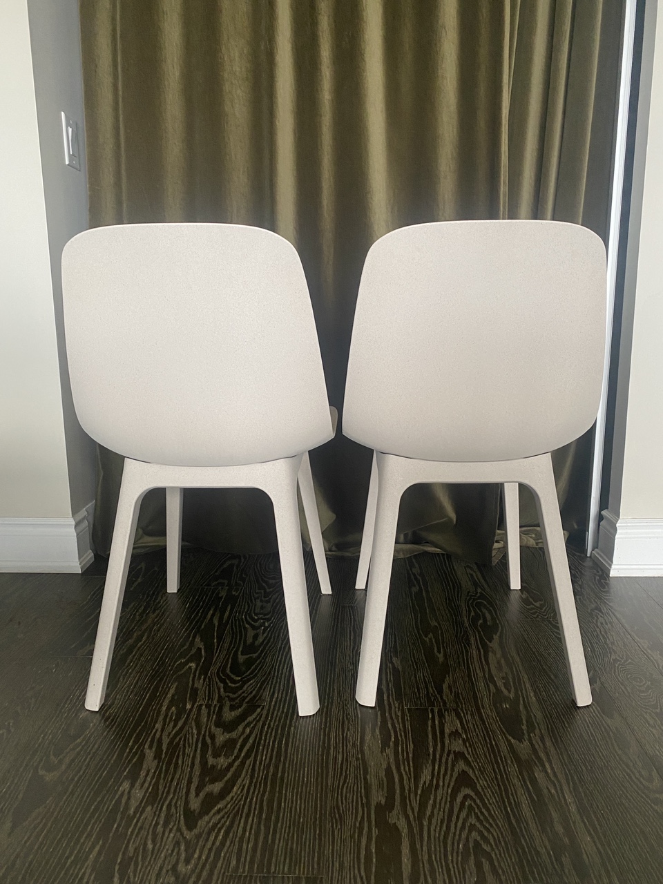Set of Two IKEA Odger dining chairs - photo 2