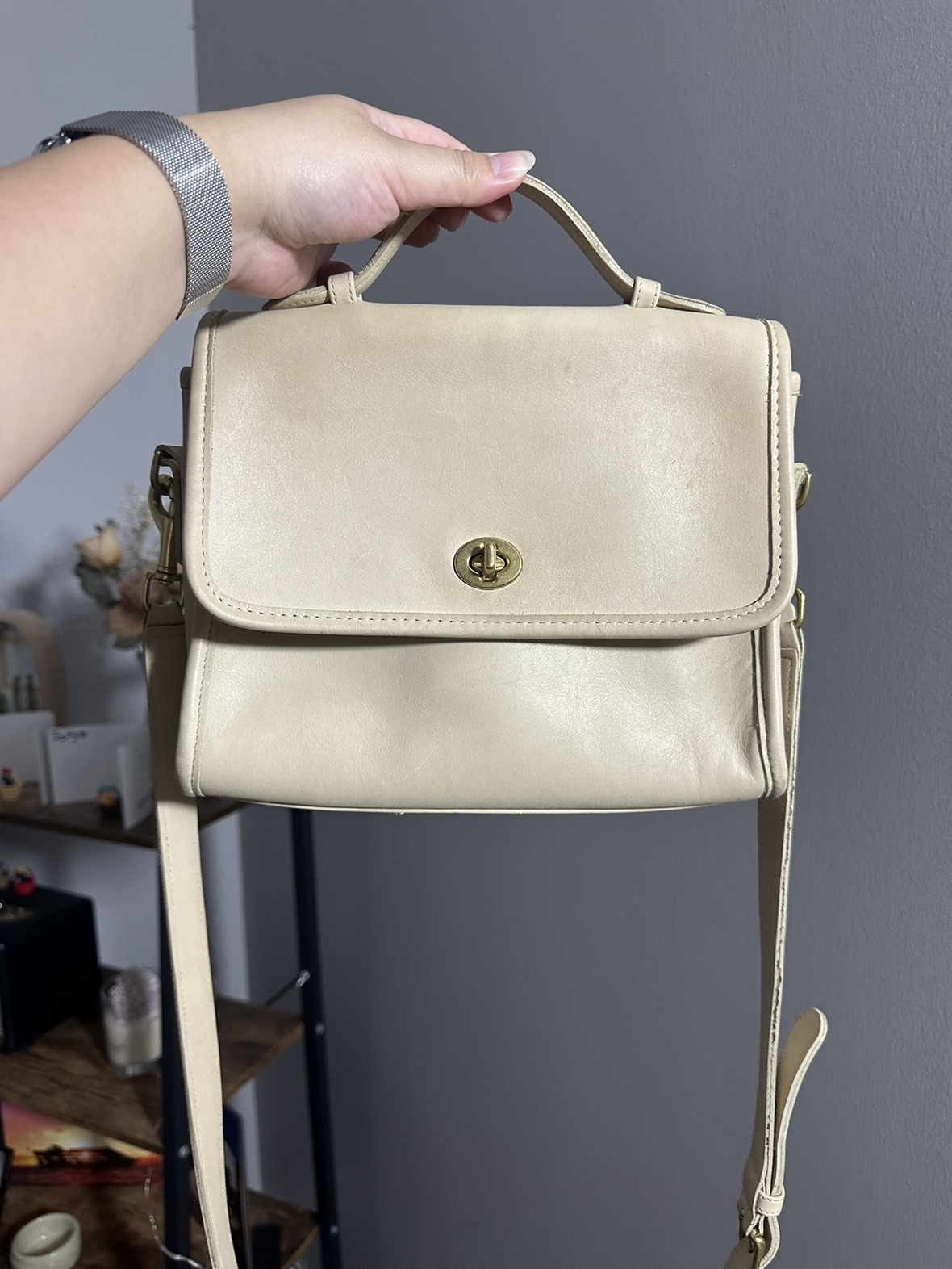 Vintage Coach Court Bag