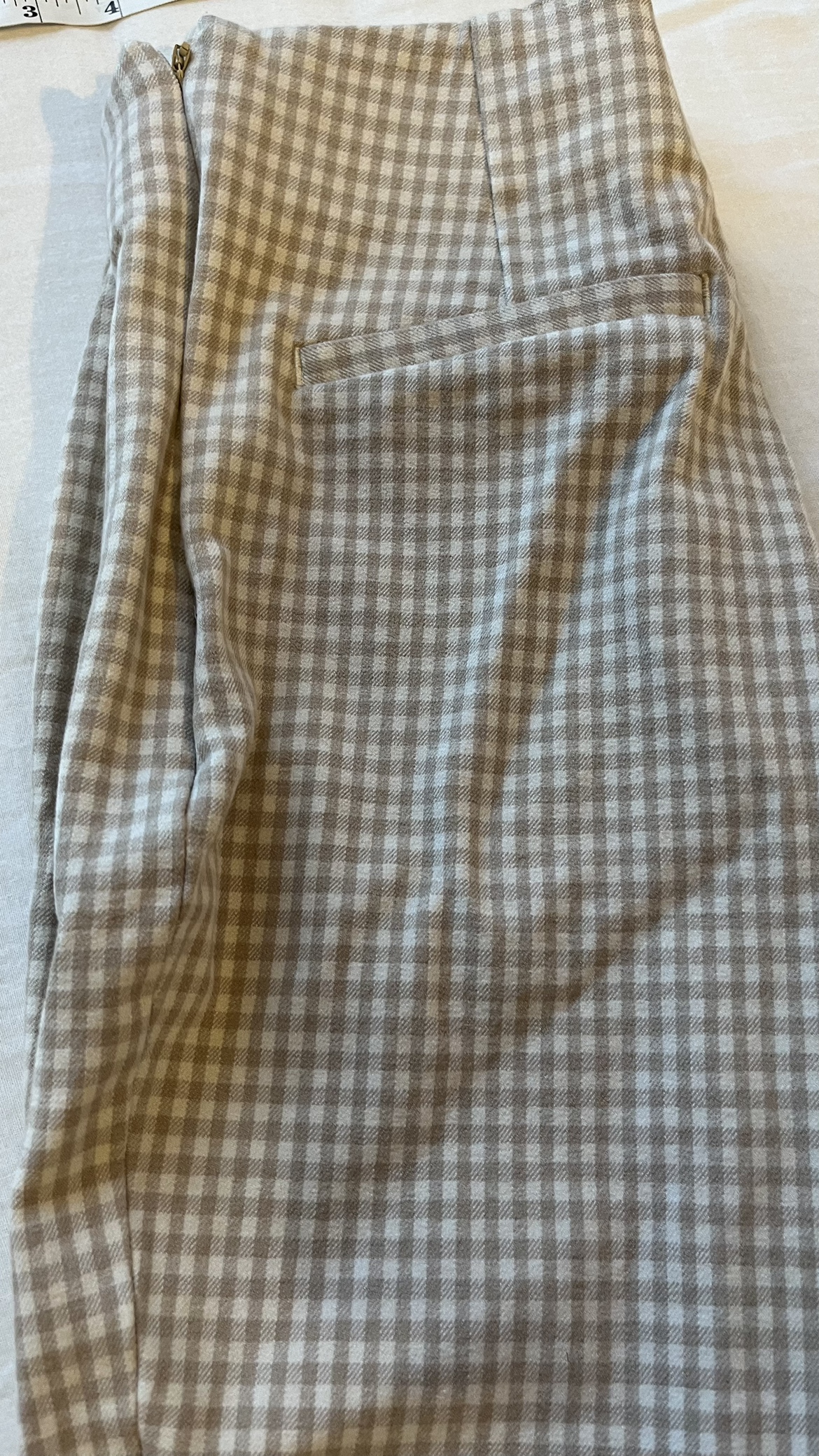 Cute H&M Gingham Work Pants Size 2 - photo 4