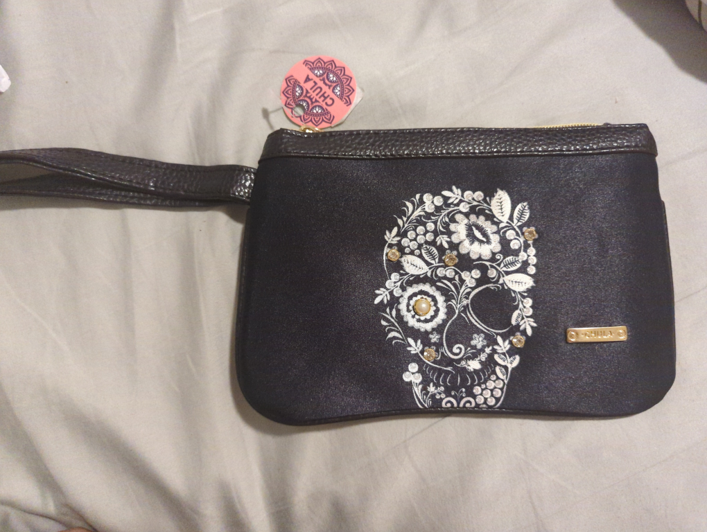 Chula Skull Clutch BNWT