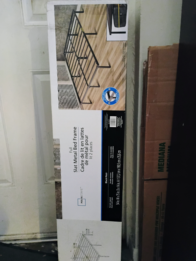 Mainstays 14" Heavy Duty Slat Bed Frame, Twin - photo 4
