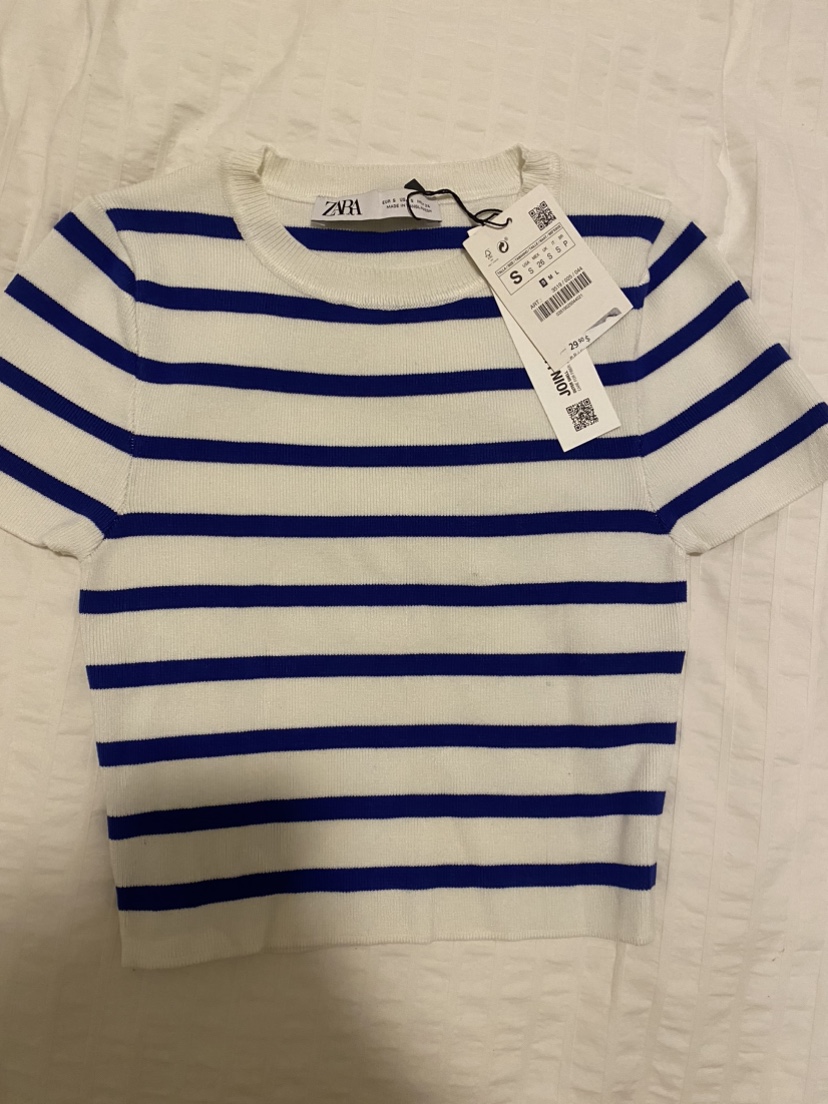 Zara Striped Knit Top