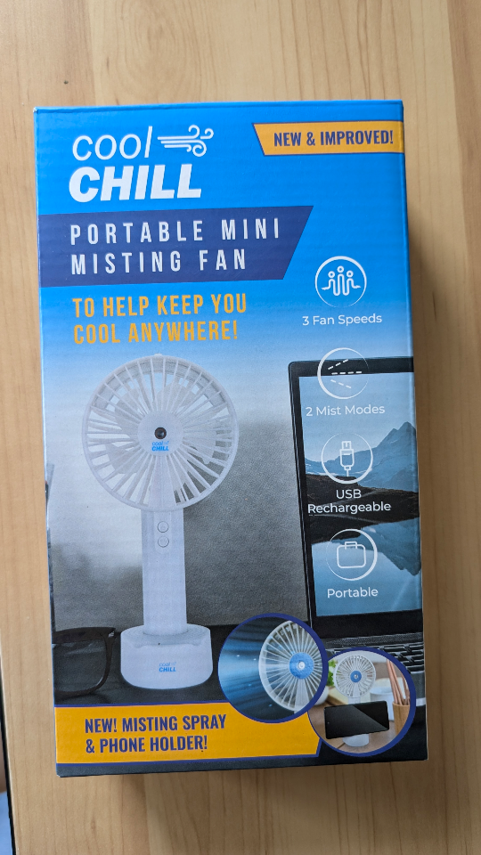 Portable Mini Misting Fan thumbnail