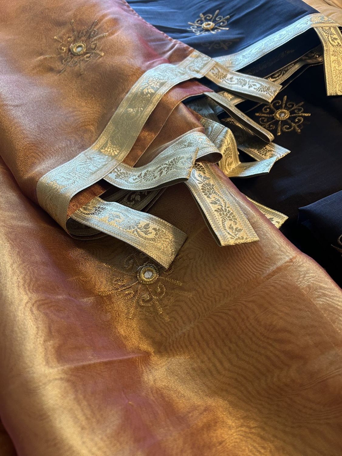 Indian inspired drapes in various colours image indicator(9)