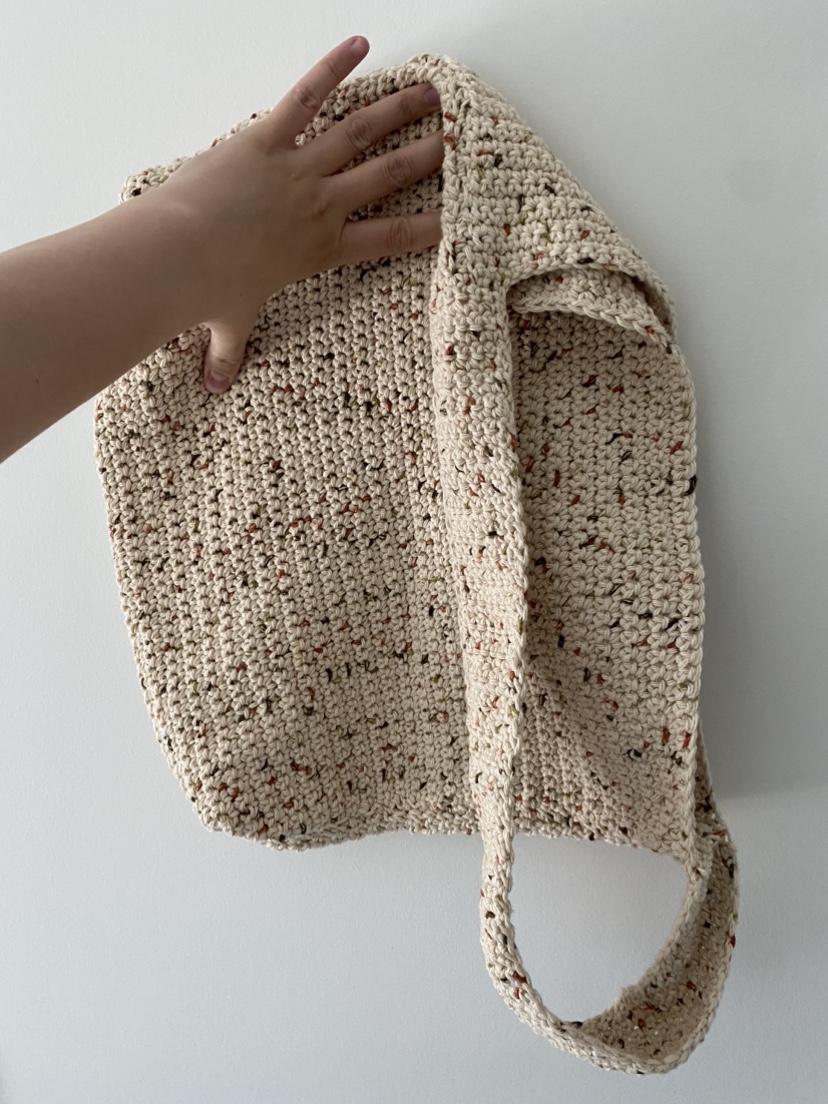 New not used handmade Crochet cotton Tote Bag - photo 2